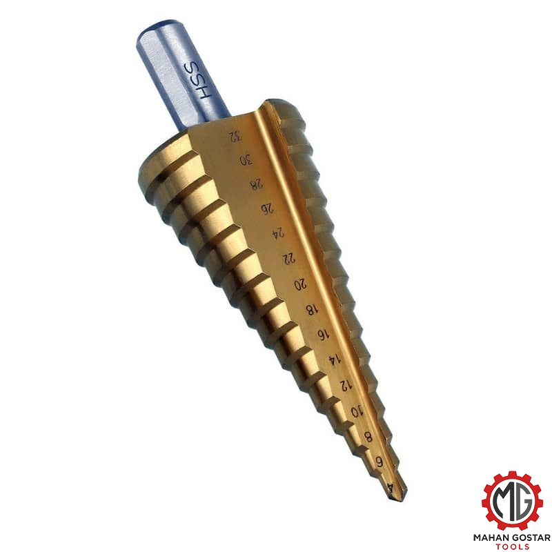 مته پله ای(کاجی)سایزهای 4 تا 12، 4 تا 20 و 4 تا 32