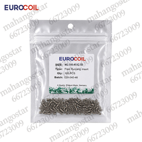 فنر هلی کویل EUROCOIL سایز M2.5×0.45×2.5D