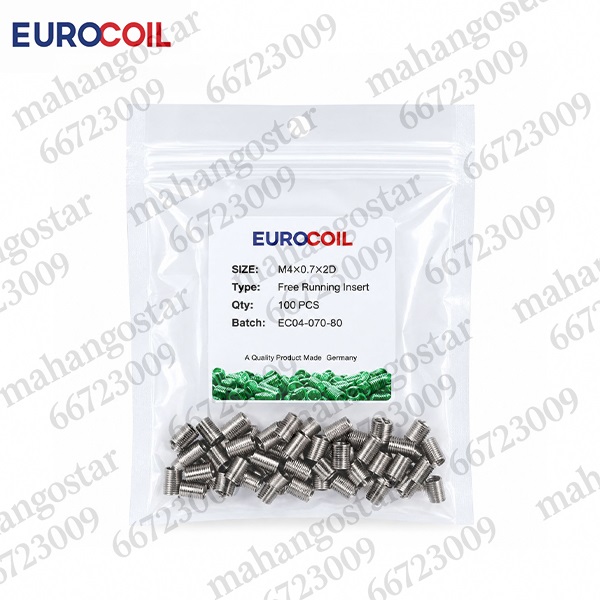 فنر هلی کویل EUROCOIL سایز M4×0.7×2D