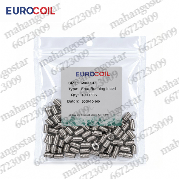 فنر هلی کویل EUROCOIL سایز M8×1×2D
