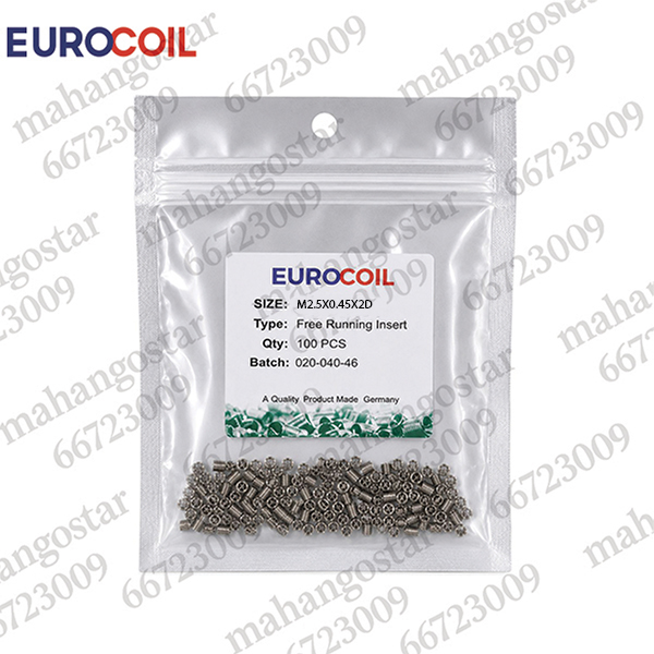 فنر هلی کویل EUROCOIL سایز M2.5×0.45×2D