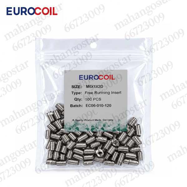 فنر هلی کویل EUROCOIL سایز M6*1*2D