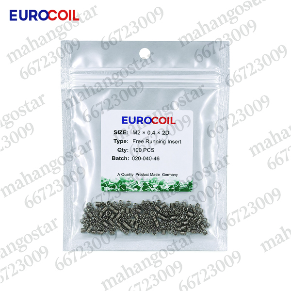 فنر هلی کویل EUROCOIL سایز M2×0.4×2.5D 