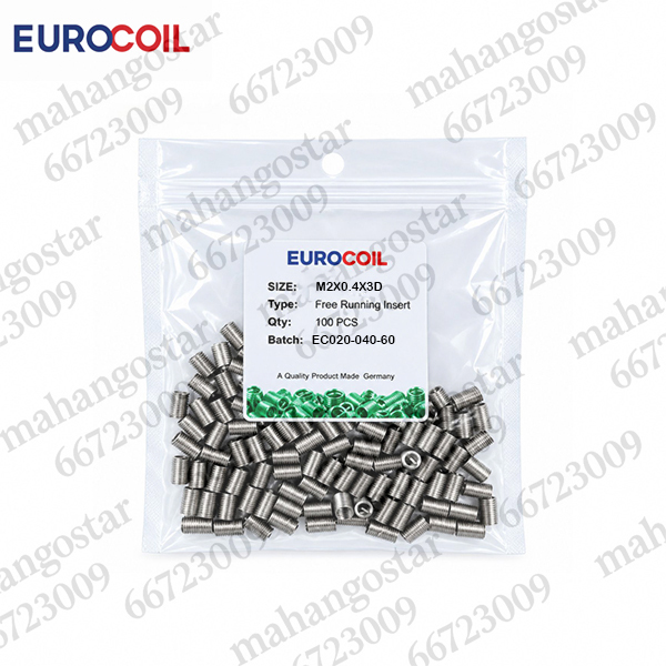 فنر هلی کویل EUROCOIL سایز M2×0.4×3D