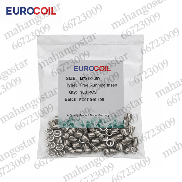 فنر هلی کویل EUROCOIL سایز M7×1×1.5D 