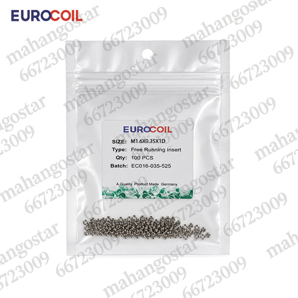 فنر هلی کویل EUROCOIL سایز M1.6×0.35×1D
