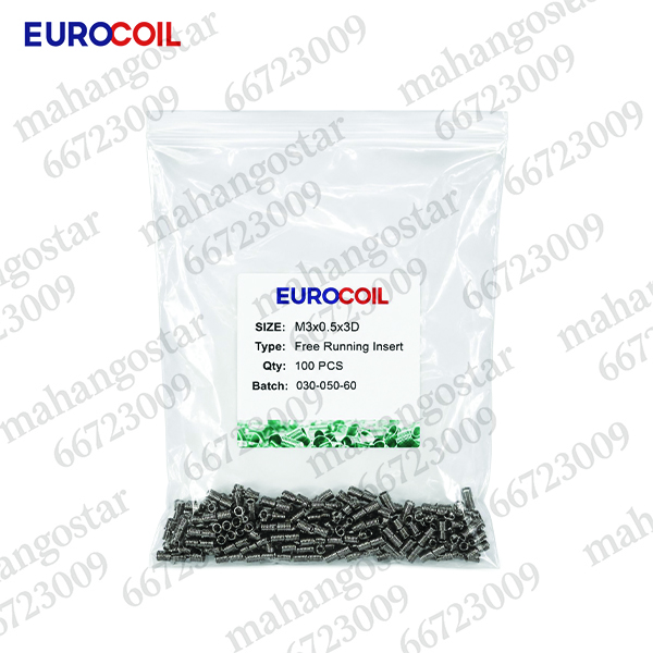 فنر هلی کویل EUROCOIL سایز M3×0.5×3D